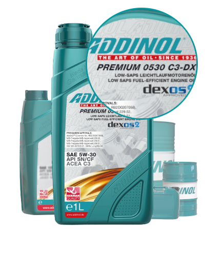 Addinol Premium 0530 C3-DX - Leichtlauf Motorenöl 5w30